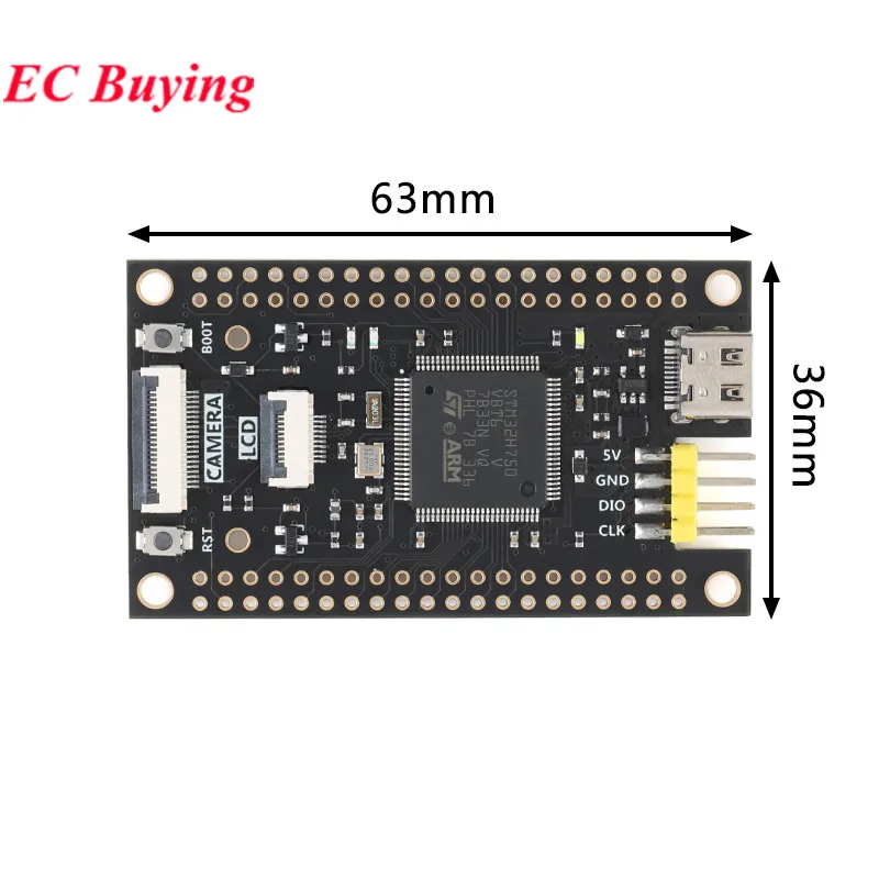Stm32h750vbt6 stm32h750 stm32 32h750vb fk750m1 FK750M3-VBT6 chip core sistema aprendizagem módulo de placa desenvolvimento tela lcd tft