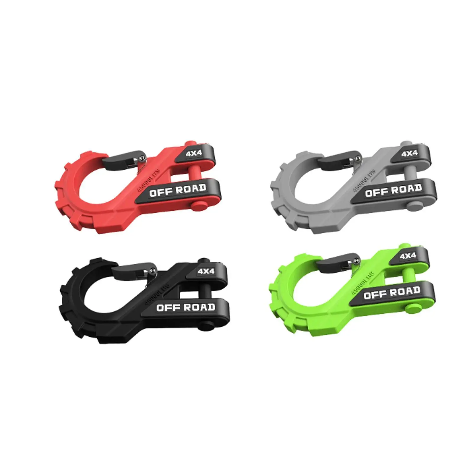 

Durable Alloy Steel Winch Shackle Mount Tow Hook Accessory for SUV ATV Truck Trailer Recovery and Rescue