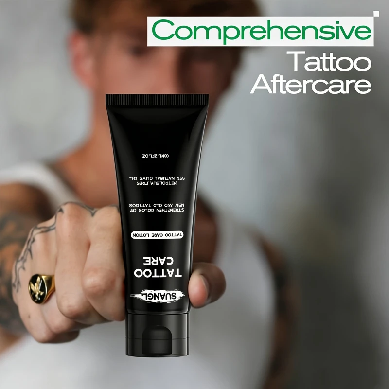 

Гель для татуировок SUANGL сохраняет цвет чернил и защищает его, подходит как для новых, так и для старых татуировок.