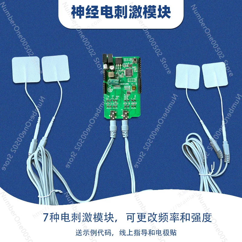 Dual-Channel Nerve Electrical Stimulation Sensor Development Module Muscle Nerve Stimulation EMS Low Frequency Pulse Arduino