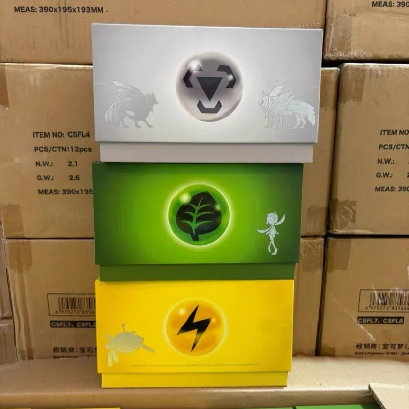 Oferta Especial: Caja de Regalo Original de Cartas Coleccionables Pokémon PTCG, Energía Radiante de Hierba Relámpago, Regalo de Cumpleaños, Versión China