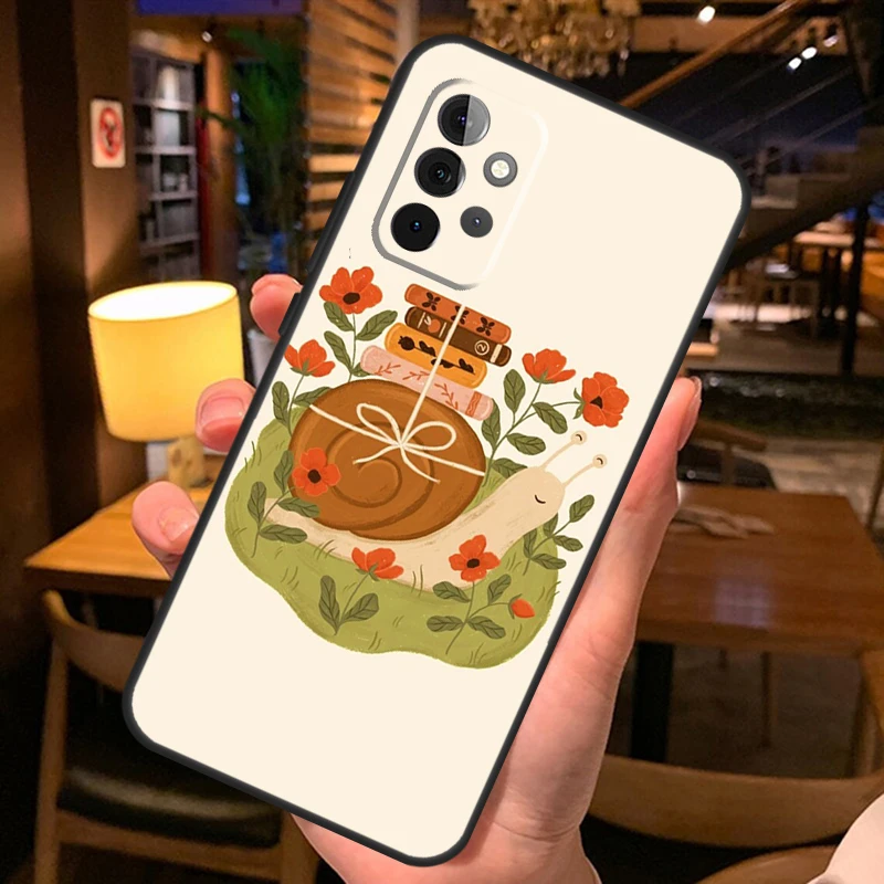 Funda de cabaña de otoño acogedora para Samsung Galaxy A52, A12, A22, A32, A42, A51, A71, A13, A23, A33, A53, A14, A54, A34