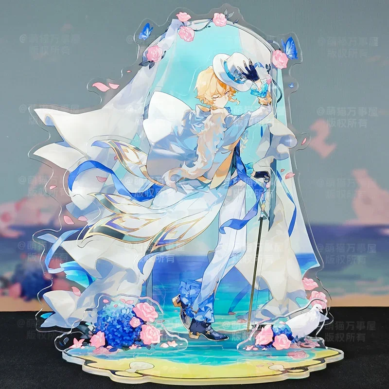 20cm Game Anime Honkai: Star Rail Aventurine  Theme Scene Cartoon Acrylic Stand Figure Display Model Cosplay Desktop Decor Gift