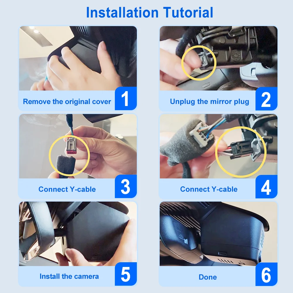 4K UHD FITCAMX Auto-Dashcam DVR für Jaguar XF 2012–2023 / XE 2016–2024 / F-Pace 2017–2025 / I-Pace 2019–2023, Rückkamera optional