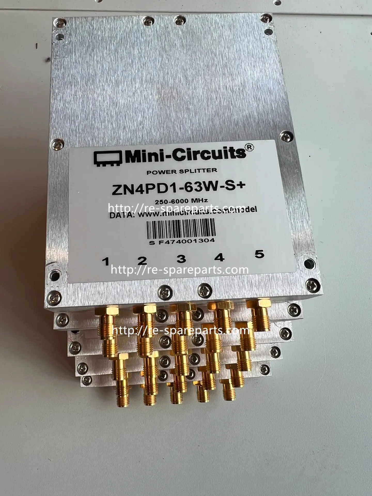 [LAN] The new Mini-Circuits ZN4PD1-63W-S+ 250-6000MHz a four divider SMA