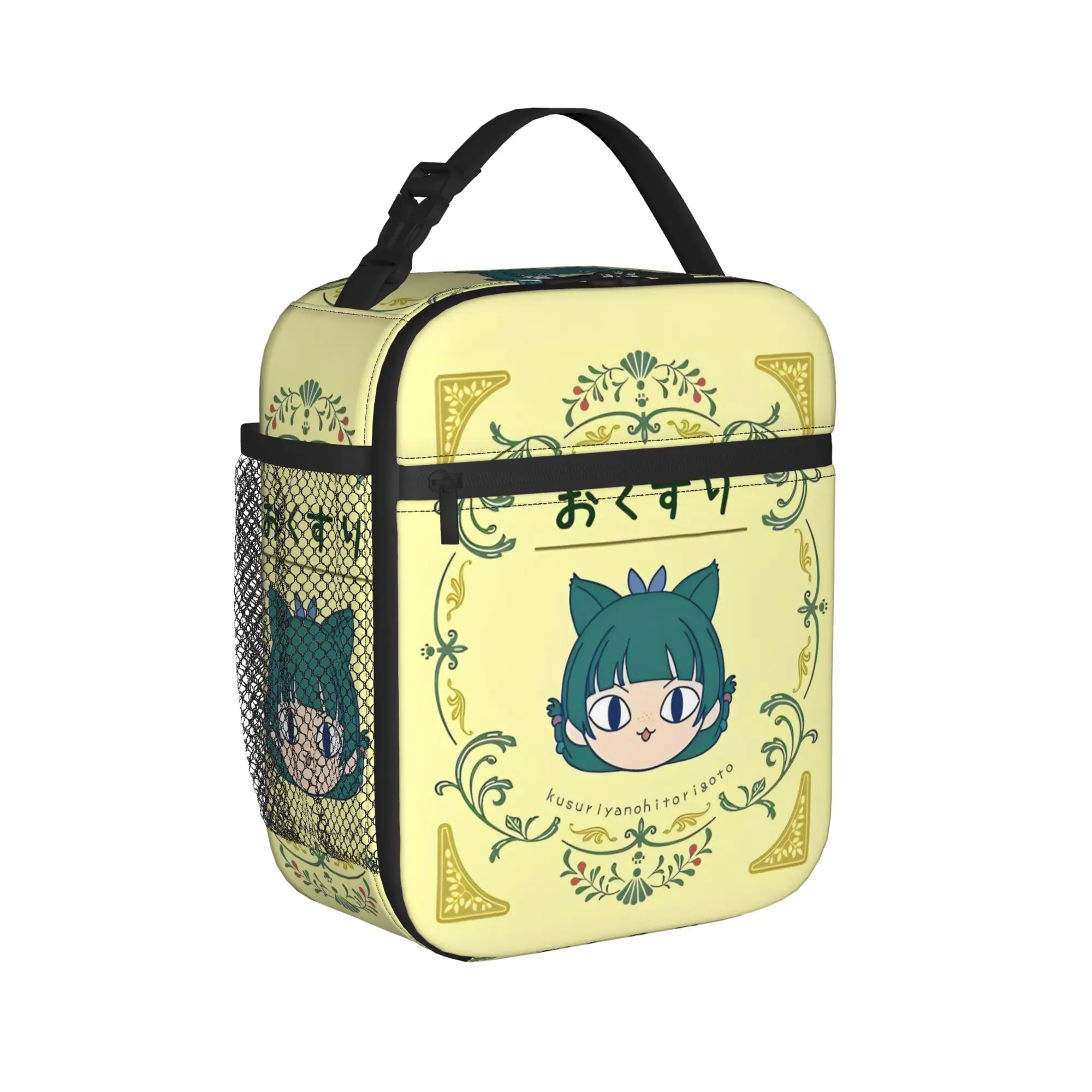 

Термосумка для обедов Maomao Anime, большая, в стиле «Дневники аптекаря», контейнер-холодильник, сумка-тоут, ланч-бокс, сумка для бенто