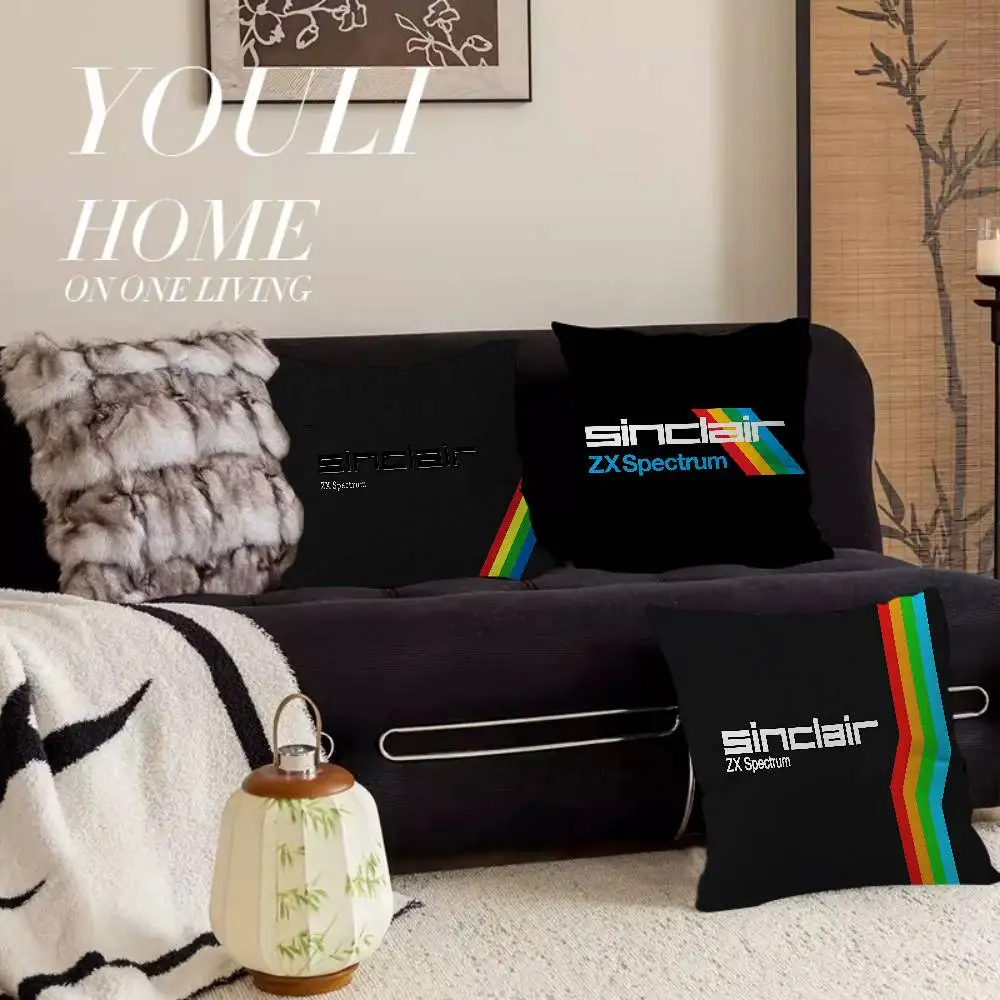 Funda de almohada Retro Sinclair Zx Spectrum Toon, funda de cojín de regalo para dormitorio, hogar, sofá, silla, decoración de asiento, funda de almohada