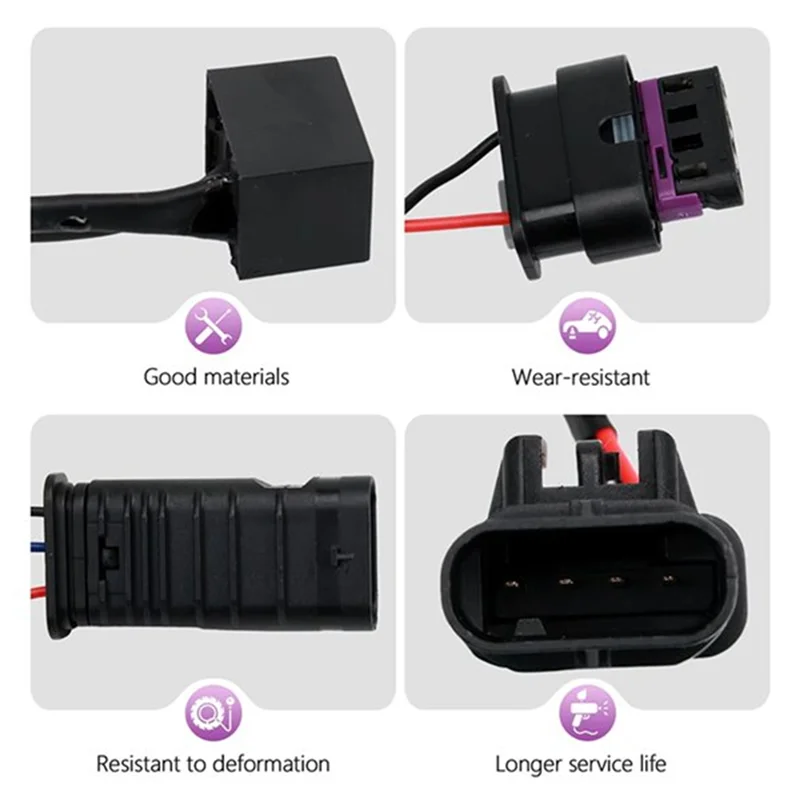 

AB61-2Pcs New Locker Sensor Bypass Harness For Jeep Wrangler JL Gladiator JT 2018-2023 Replacement Parts Z-LKR-OEM