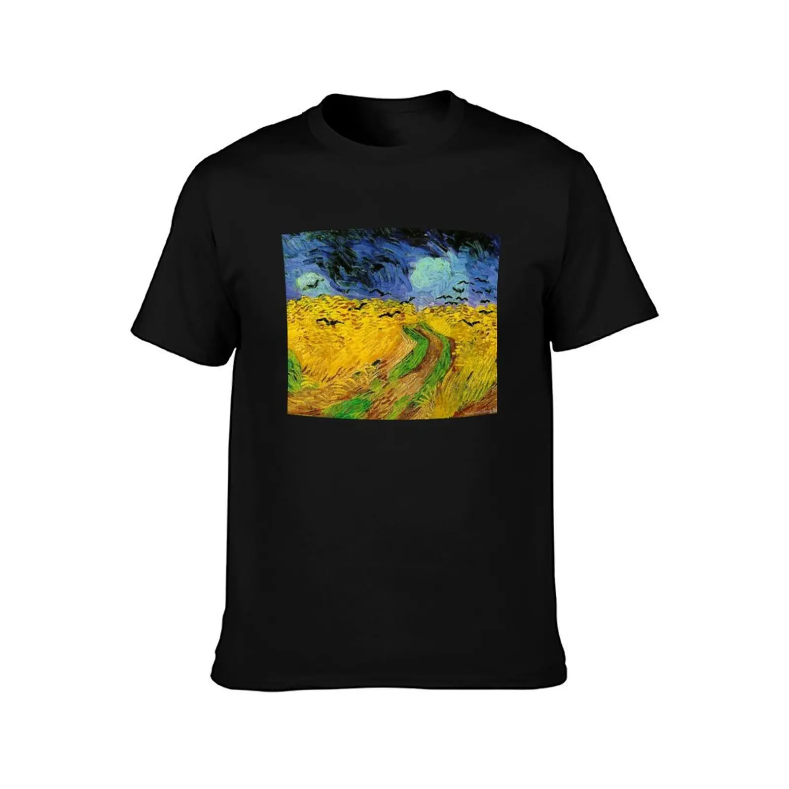 van gogh T-Shirt Classic Crew Neck Cotton T-Shirt