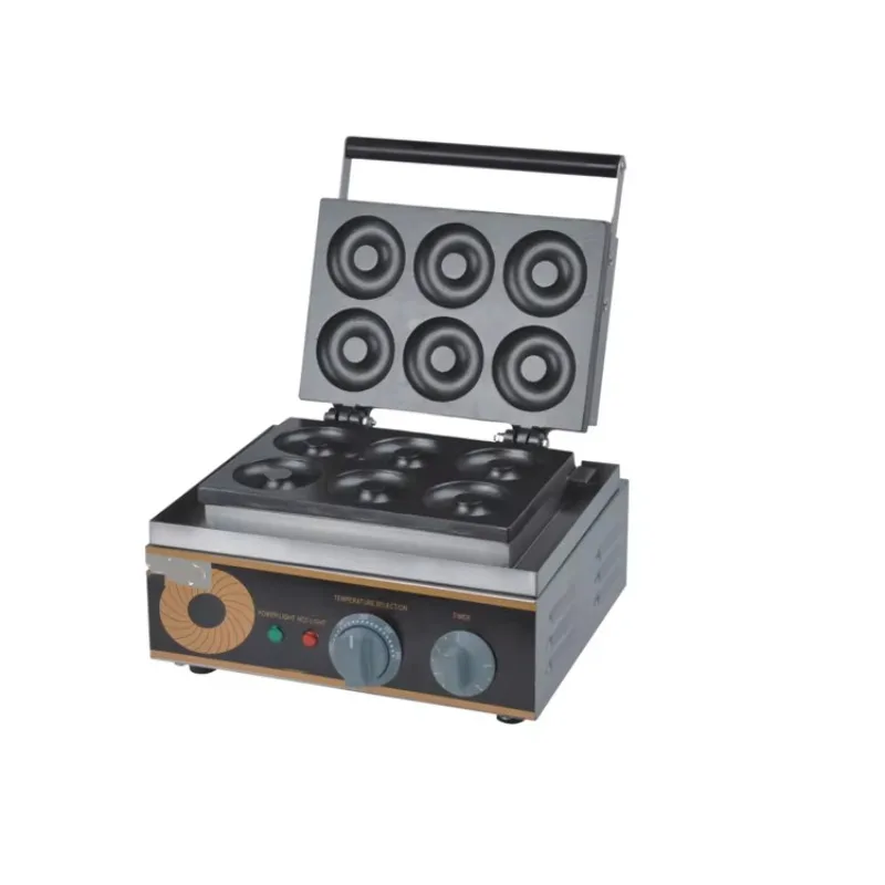 صانع دونات كهربائي صغير/صانعة دوونت 6 مقصورات