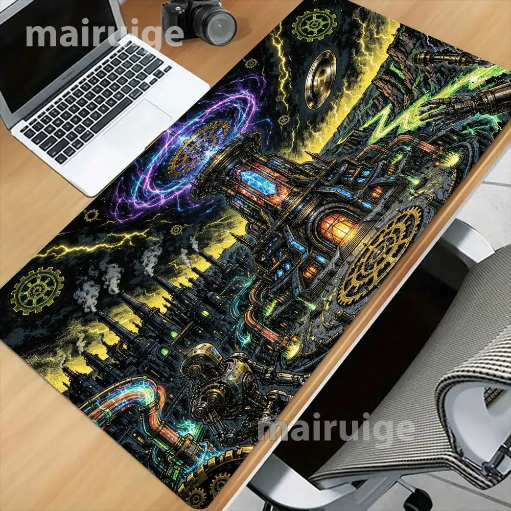 Goat Head Reaper Spell Book Mouse Pad Non Slip Rubber Base Large Size For Gaming Office Desk Decor
