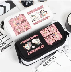 Anime Spy Family Anya Forger Pencil Case Oxford Canvas Storage Bag Pencil Box Pencilcase School Pen Bag 1289