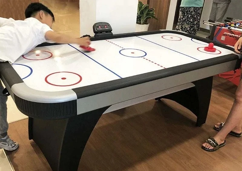 

Роскошный стол для взрослых и детей с подвесной аэрохоккейной машиной с ледяным циклоном сверху