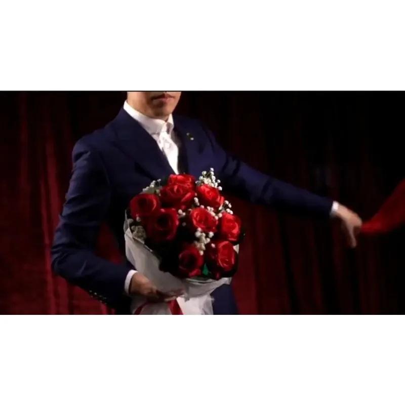 

The Bouquet Rose 9 Flowers Magic Tricks Blooming Bouquet For Lover Stage Wedding Party Stage Illusions Comedy Mentalism Funny