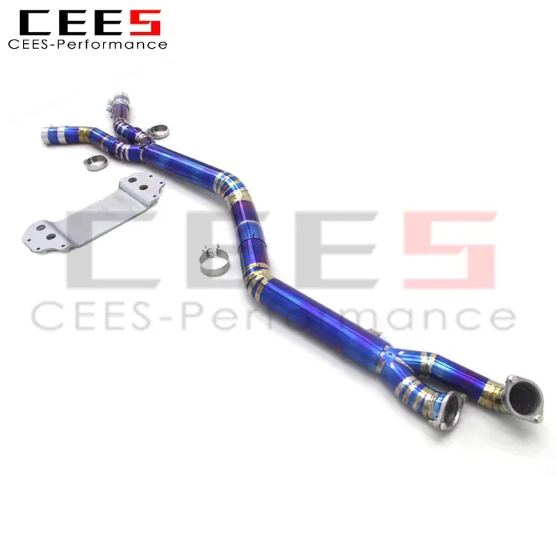 CEES Exhaust Mid Pipe for BMW M2 G87 2023+ Single Middle Tube 3.5 Inches Middle Pipe Performance Exhaust System