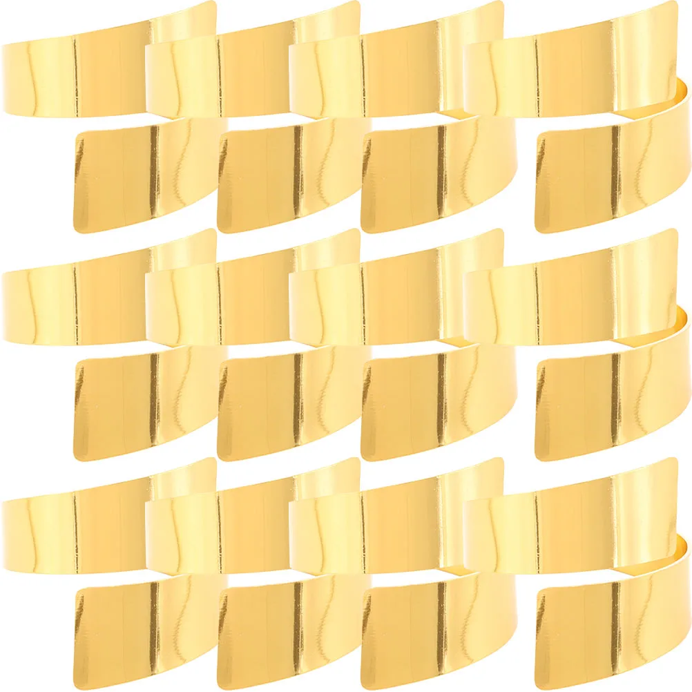 

12Pcs Metal Napkin Rings Chic Design Banquet Dinner Party Tableware Decorative Buckles Napkin Rings Tableware Accessories