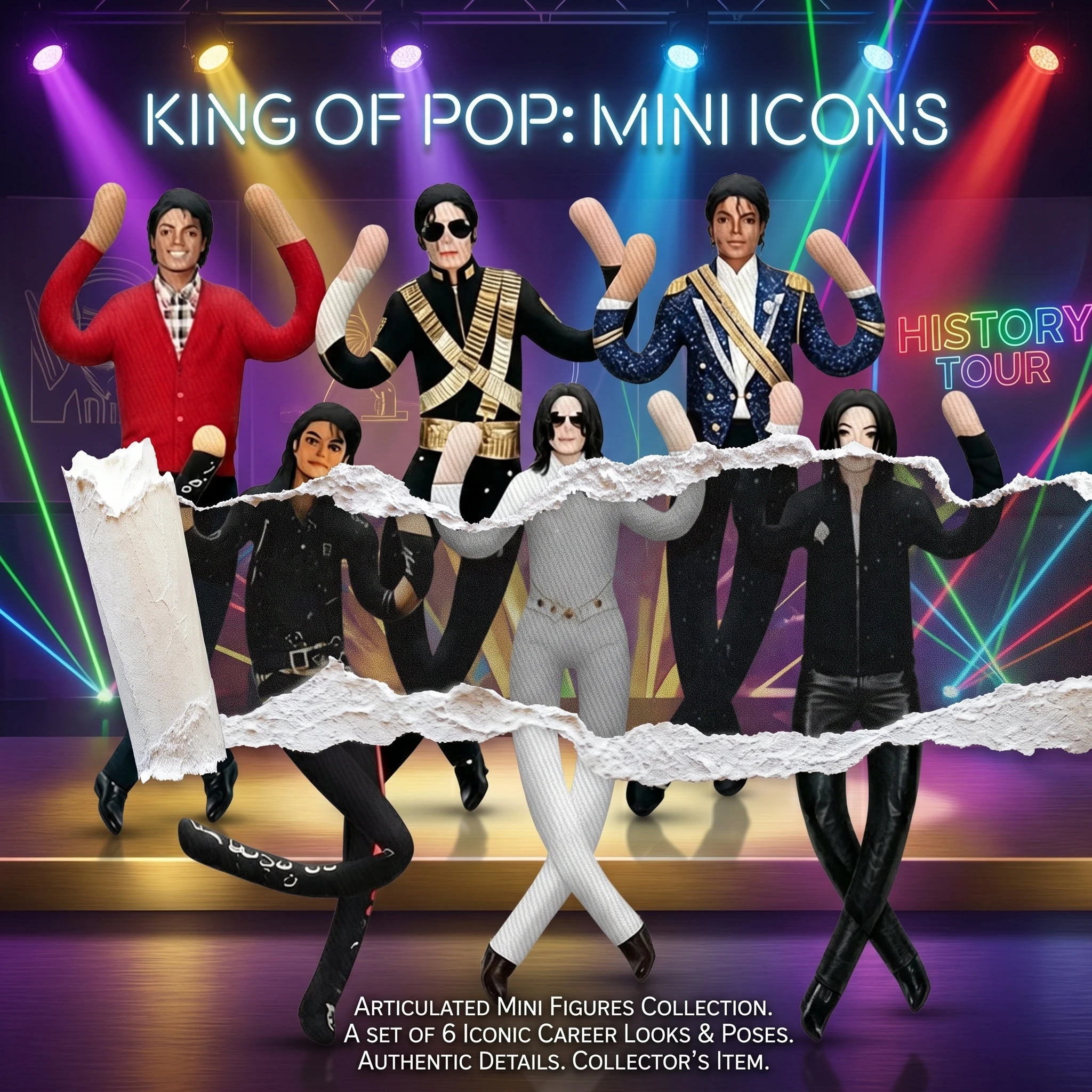 Model Kit Joints - Michael Jackson Pluche Pop Cosplay Collectible
