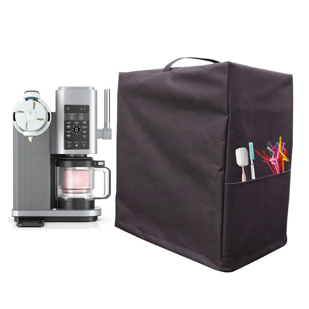 

Cover Coffee Appliances Ice Cream Maker Dust Cover Fit For Models FS301 NC701 With Pockets And Handle Protective Accessories