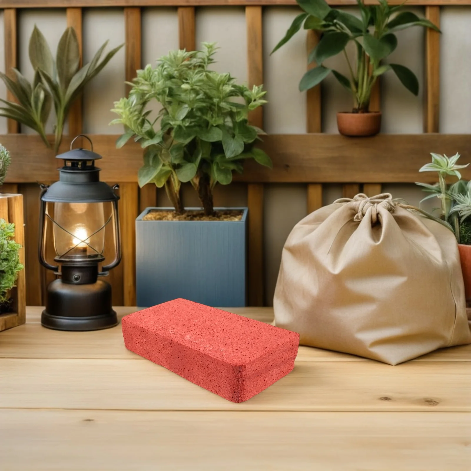 

6Pcs Red Foam Bricks Miniature Simulation Blocks for Movie Props Stage Performance Magician Comedy Halloween Prank Accessories