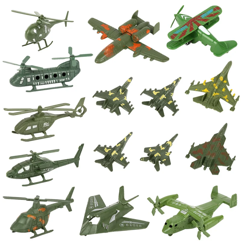 

Военная модель Aircrt, игрушечный истребитель, вертолет, детская игрушка, дисплей, песочный стол, солдатское оружие, психологический реквизит