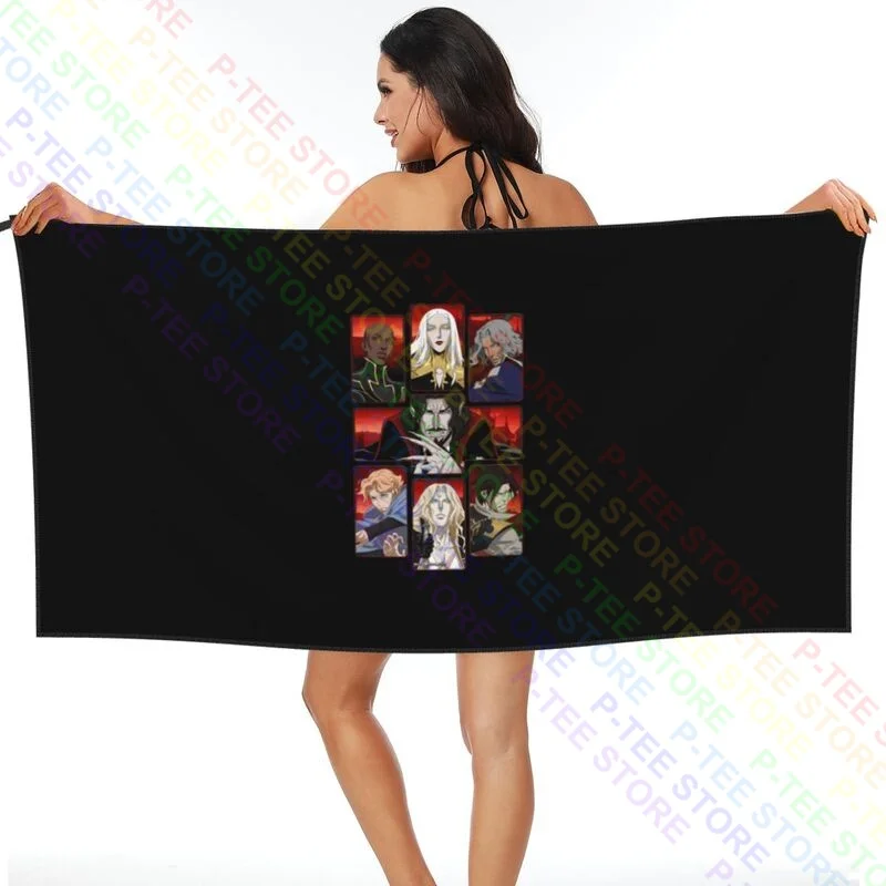 Castlevania Crew Quick dry Towel Printed Non-linting Beach Blanket