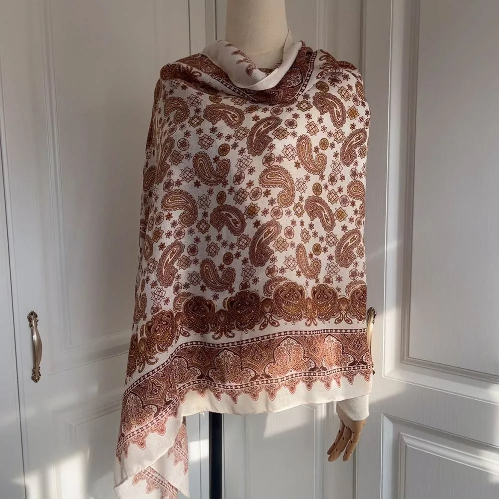 

Высококачественный мягкий шарф, ветрозащитный платок в богемном стиле, однотонный солнцезащитный платок для женщин