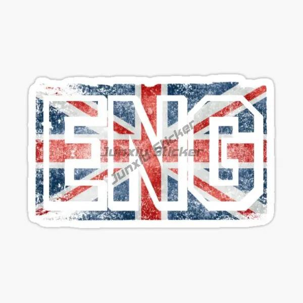 England London GB UK Red Cross Flag PVC Tickers for Covered Scratch Decorate Car Motorcycle Laptop Window Bicycle Wall Helmet