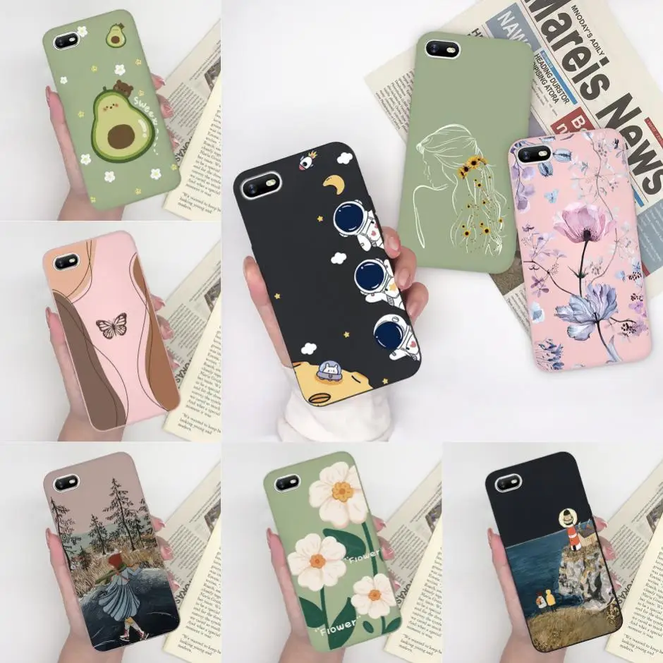 For OPPO A1K A1k Phone Case New Design Pretty Flower Cartoon Style Back Cover For Realme C2 C 2 Ultrathin Silicone Soft Shell