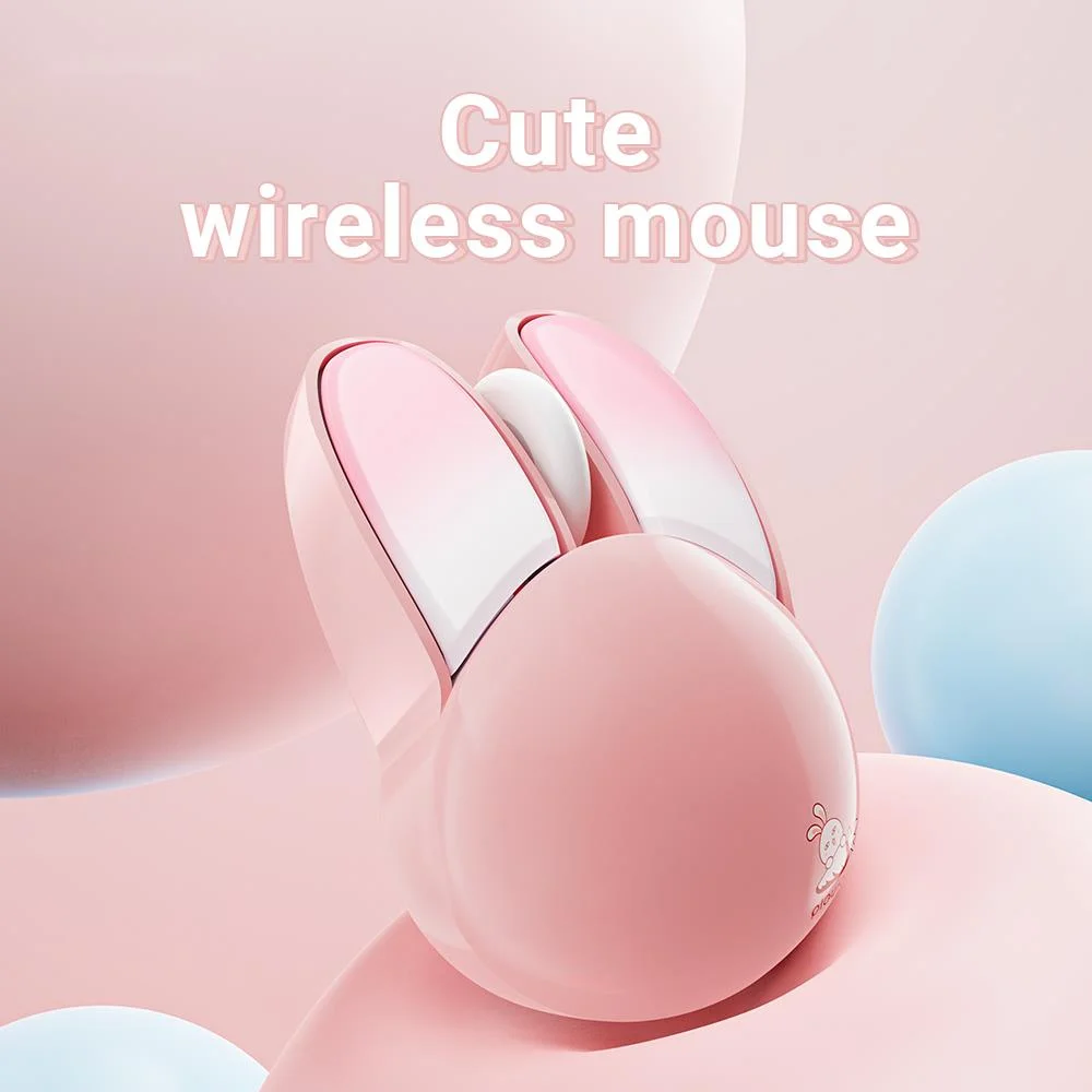 

Cartoon Wireless Mouse Cute Rabbit Design 3D Ergonomic Gamer Silent Mause Gaming Optical USB Mice For Laptop Tablet Windows PC