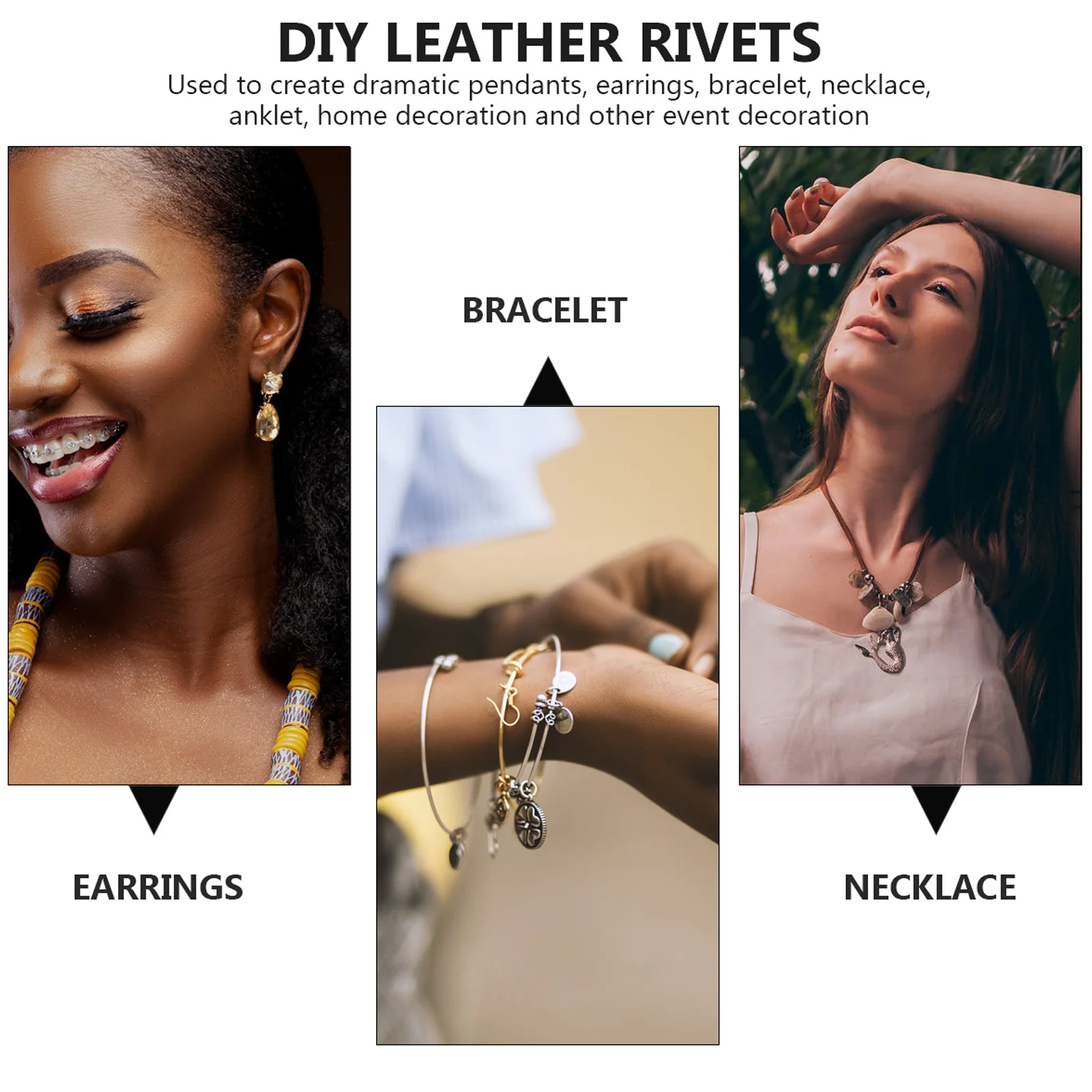 10 Pcs Tassel Cap Bell Bracelets Necklace Cord End Caps Rope Connector Fastener Jewelry Making Silver DIY Accessory