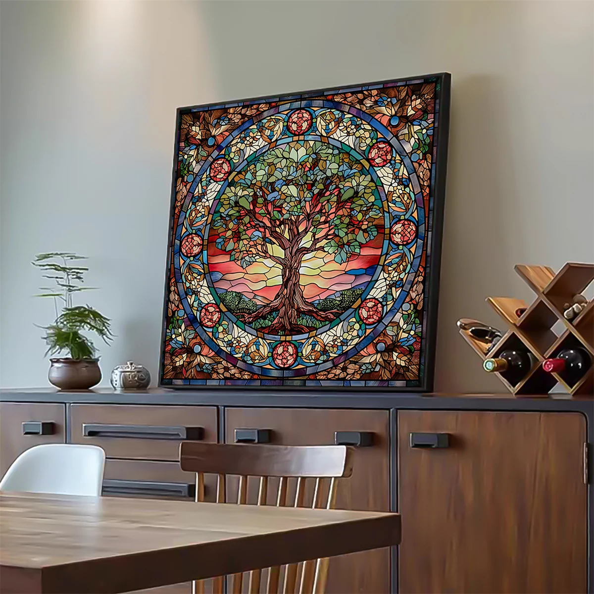 Abstract Mandala Fl…