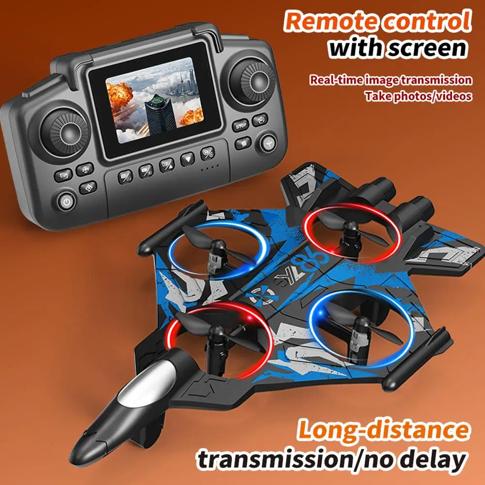 2025 Nieuwe YL86 RC Schuim Vliegtuig 2.4G WIFI RC Fighter Stunt Tumbling Helikopter met LED Gekleurde Lichten Vliegtuig jongens Speelgoed Geschenken