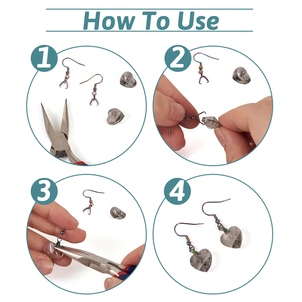 100pcs 304 Stainless Steel Hooks Ear Wire with Ice Pick Pinch Bails for DIY Dangle Earring jewelry making accessories, Pin:0.7mm