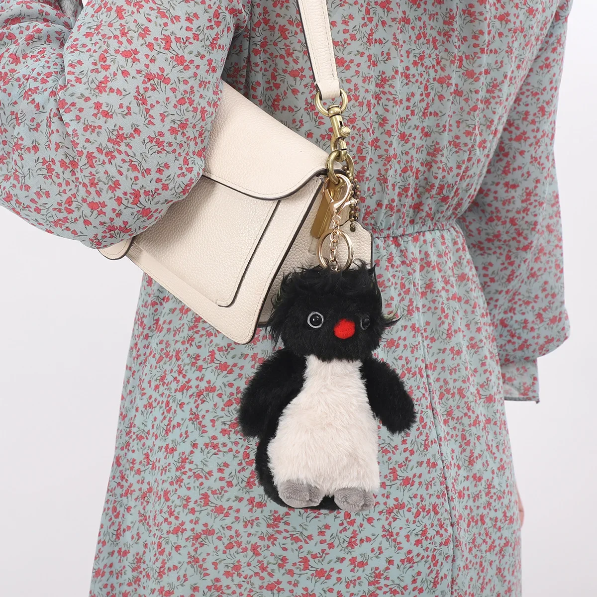 12cm niedlichen Stil hässliche Pinguin Tiere weiche ausgestopfte Plüschtiere exquisite kawaii Rucksack Dekoration Schlüssel bund Geburtstags geschenke Mädchen