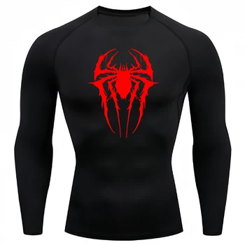 Herren-Kompressionsshirts, langärmelig, Basisschicht, schnell trocknend, Workout-T-Shirts, Sport-Lauf-Tops, Fitnessstudio, umfassende Trainings-Tops