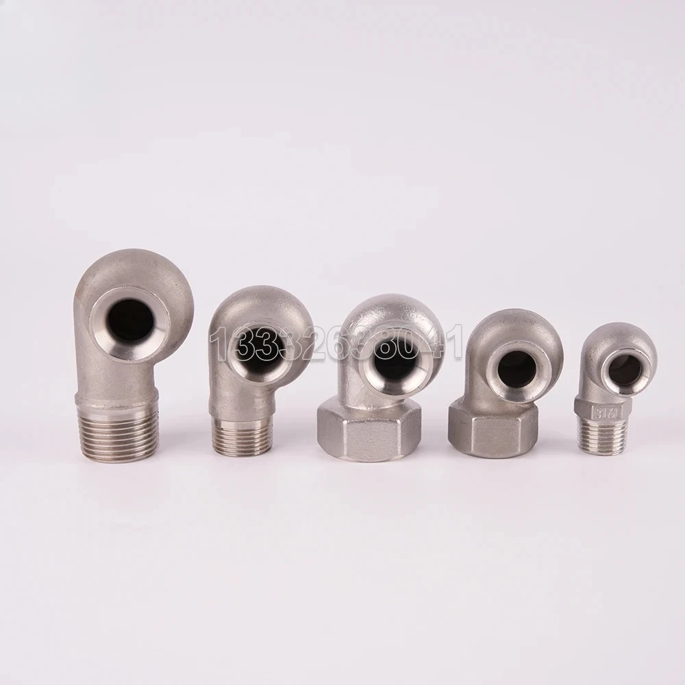 316L Stainless Steel Hollow Cone Vortex Nozzle Dust Sulfur Removal High Flow 1/2