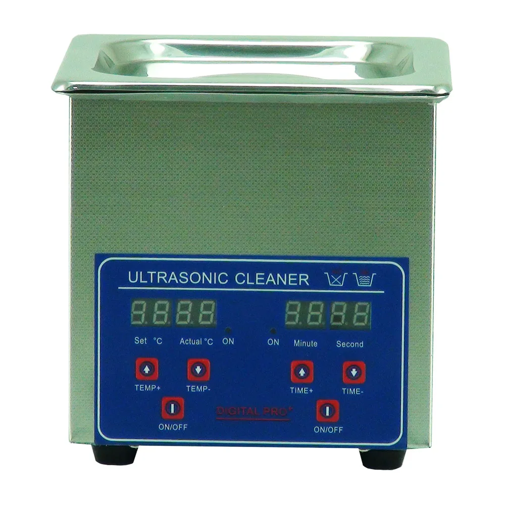 PS-10A Digital Ultrasonic Cleaner Máquina 2L 60W Calor Aquecedor Assista Bandas Parte Jóias Lavadora Ferramenta Para Relojoeiros