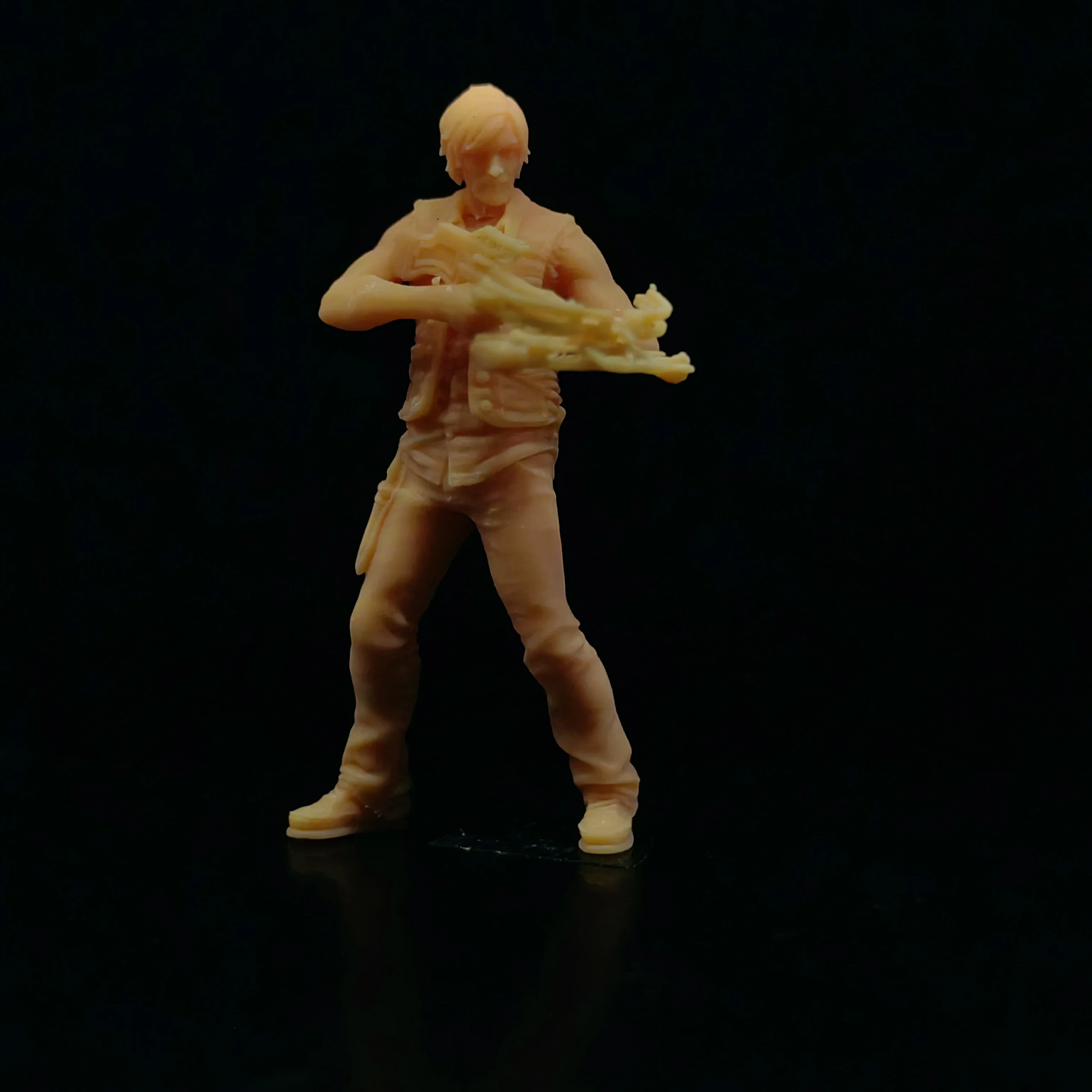 1/64 1/43 Maßstab Modell Harz Walking Dead Daryl Männlich Ungefärbtes Miniatur Diorama Handbemalt T412