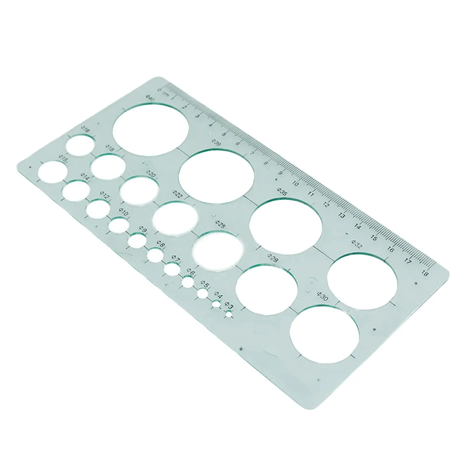 Circle Template Stencils Drafting Tools Ruler Shape Drawing Oval Templates for School Designing Jewelry Design Drawings