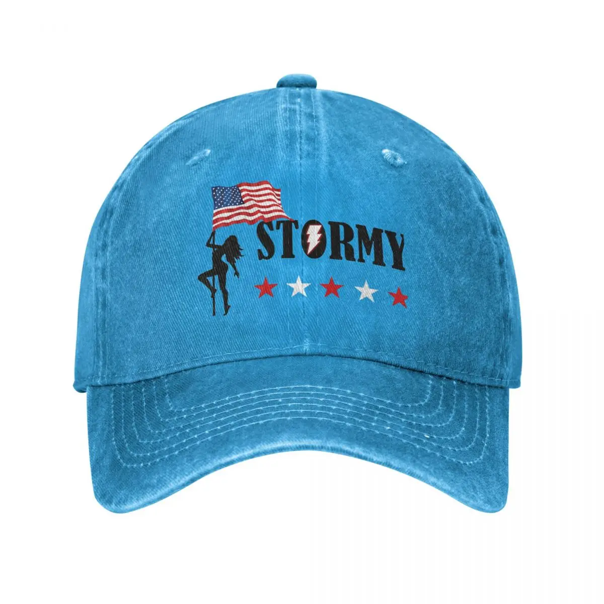 Vintage Stormy Stormy Daniels Team Stormy Baseball Caps Men Women Distressed Cotton Sun Cap Outdoor Summer Hats Cap