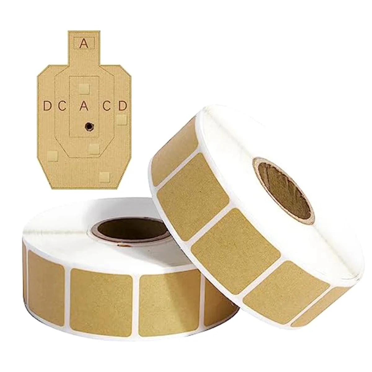 A40T 2000 szt. Wysokiej jakości kwadratowe naklejki na tarcze - 2,2 cm Samoprzylepne naklejki na tarcze