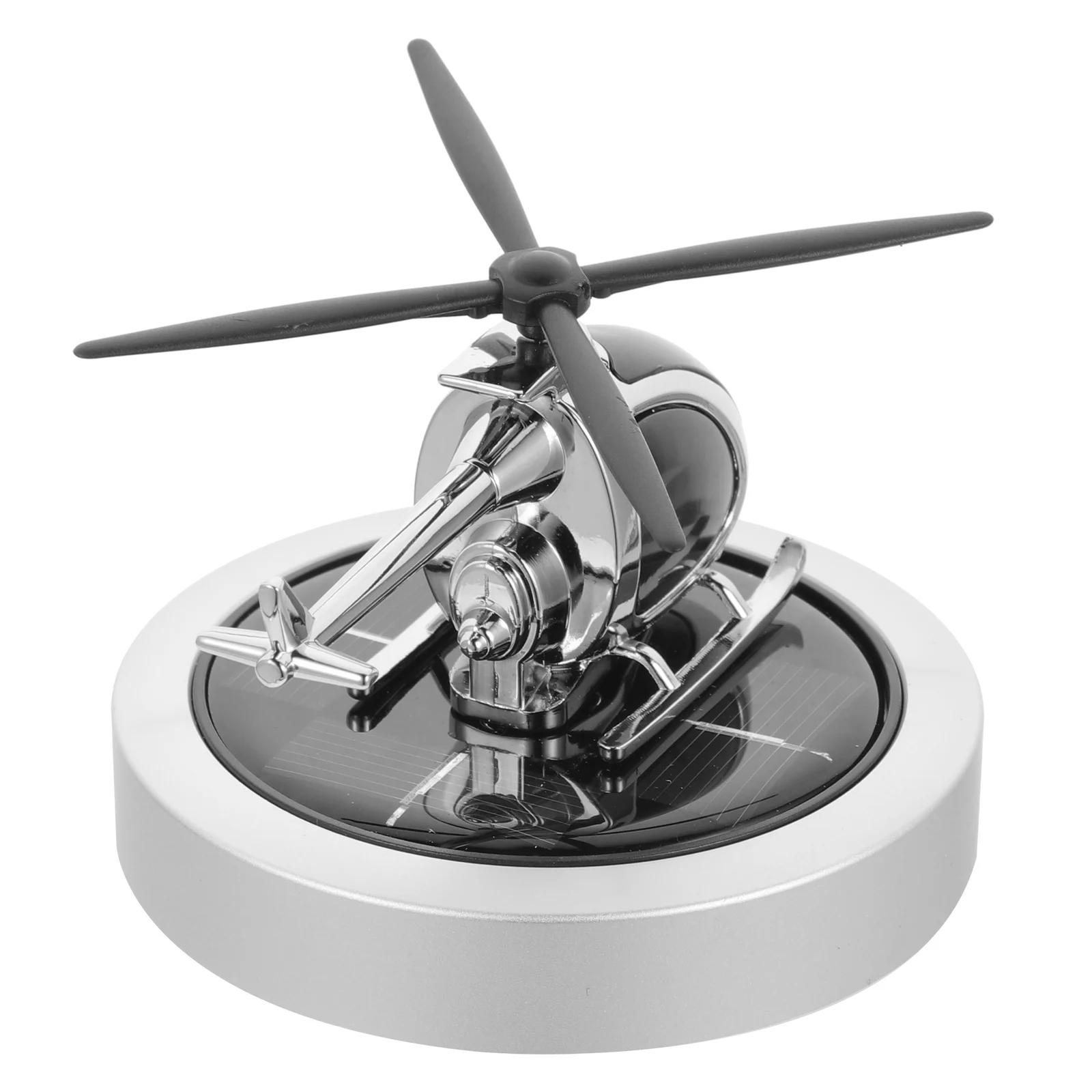 

Solar Powered Helicopter Aromatherapy Ornament Car Air Freshener Rotating Decor Dashboard Accessory Auto Interior Decoration