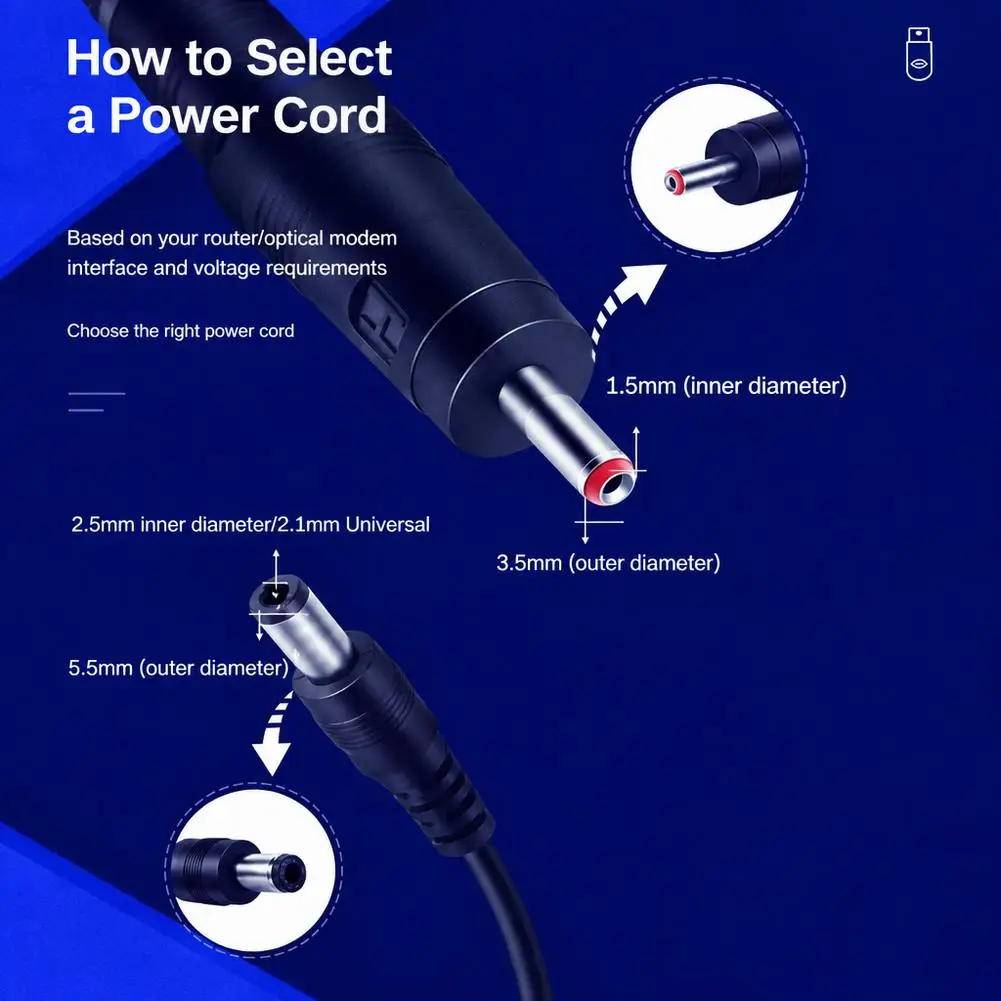 USB Boost Cable 5V To 9V 12V Power Adapter Converter 3.5mm Plug Step Up Line For WiFi Router Modem Mini Fan Device - view 6