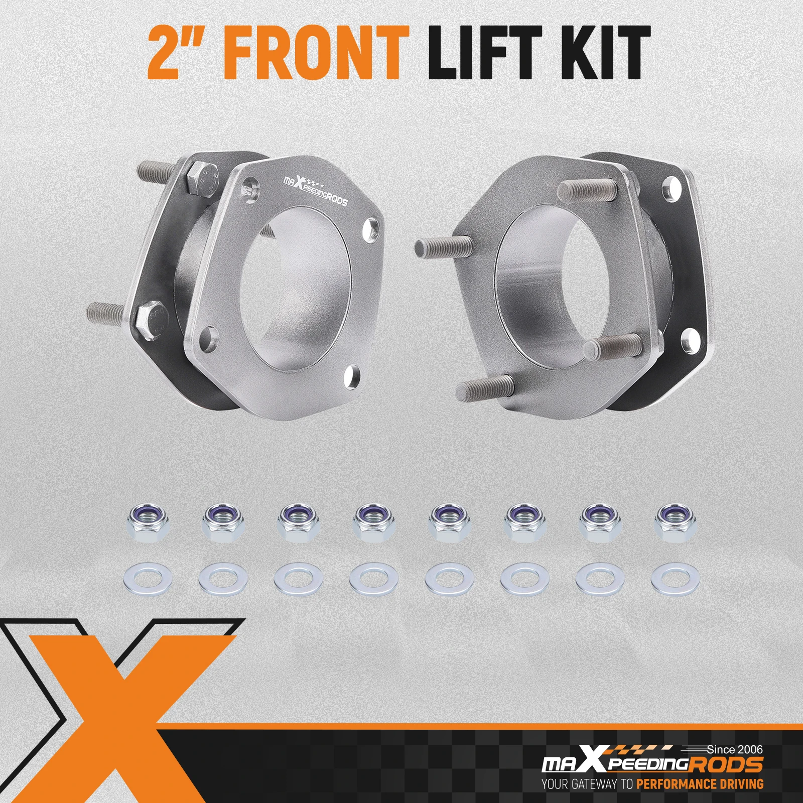 

2" Front Leveling Lift Kit for Jeep Grand Cherokee WK 05-10 Commander XK 06-10