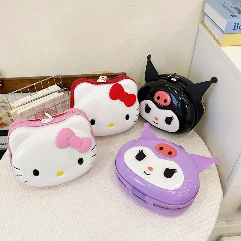 

Kawaii Sanrio сумка Hello Kitty Kuromi плечевые сумки аниме мультфильм Открытый снэки складная сумка для хранения сумка для покупок Игрушки для девочек