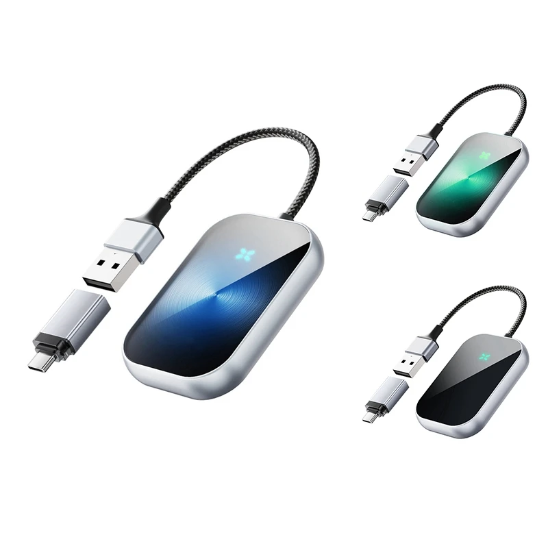 

XB-Wireless Carplay Adapter Convert Wired Carplay To Wireless Carplay Adapter For Iphone IOS 10+ And For Android Auto