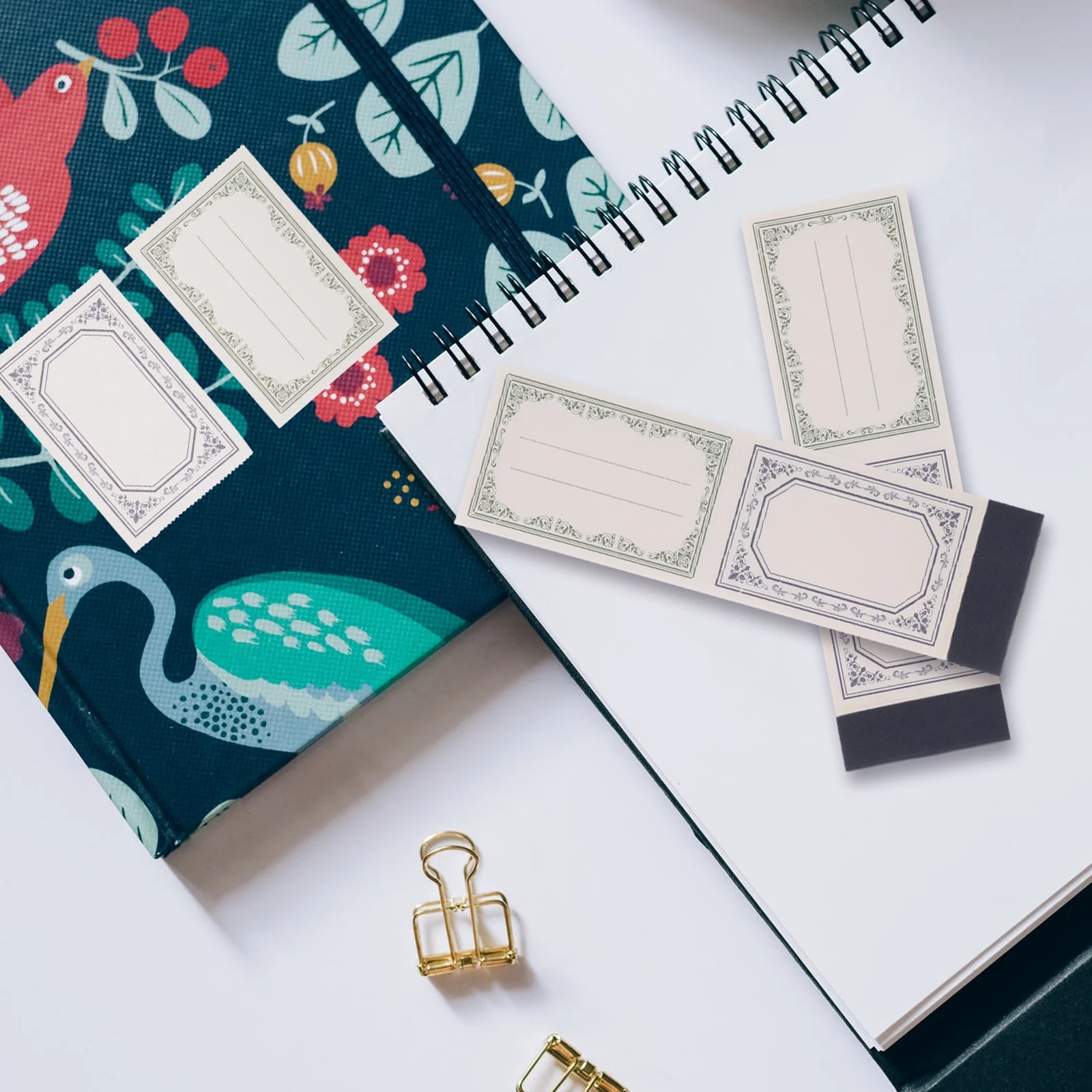 

2Pcs Mini Writing Notepad Premium Paper Suitable Pen Pencil Marker Office Schedule Efficiency Appointment Notebook