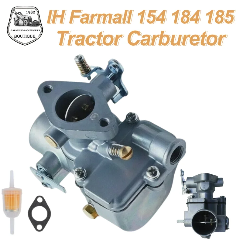 

Carburetor 251234R91 for Farmall IH Cub Tractor 154 184 185 C60 Early Cub LoBoy Engine SN 312389 OE251234R92 7152 3C92 405004R91