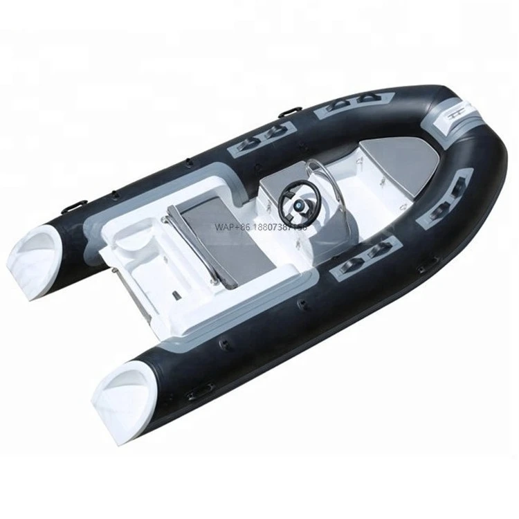 Pvc/hypalon  Material 3.5m Luxury Rigid Inflatable Fiberglass  Boat for Jet Ski with  Ce for Sale