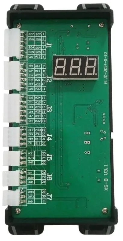 Escalator PCB Fault Display Board XS-B V3.1 MLJD-2014-9-10 AC 110V Full Plugin Elevator Spare Parts